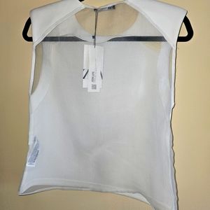 Zara back mesh shirt
